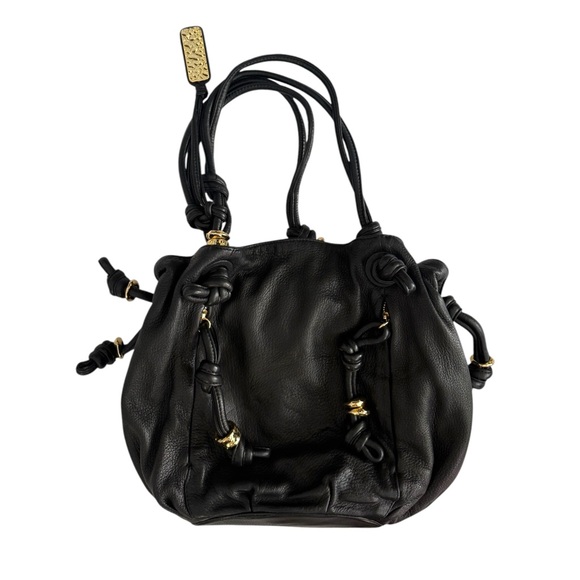 Michael Kors Elegant Black Leather Handbag - Picture 1 of 5